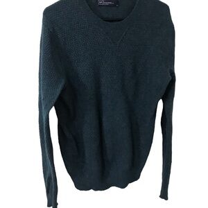 Gap lambs wool blend forest green sweater
